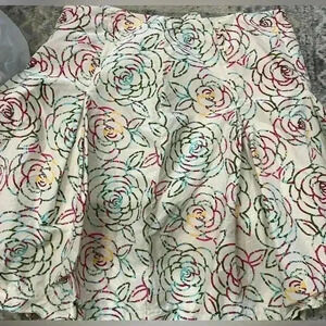 Lilly Pulitzer Vintage Mini Skirt White Label  Size 6 floral